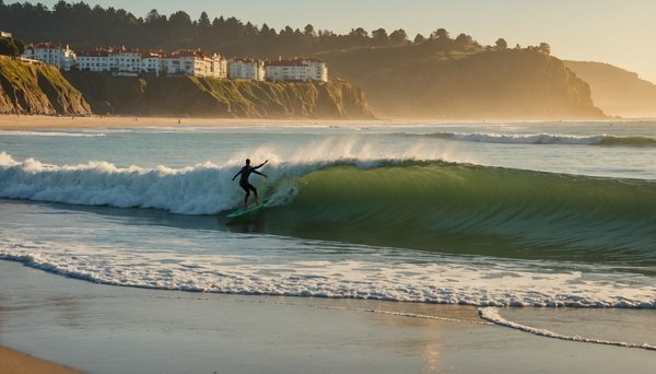 Apprendre à surfer à Hendaye, France